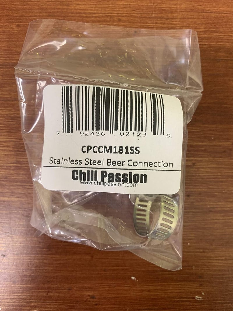 Bev Rite CPCCM181SS Connector Kit For Beer Line, Stainless Steel Contact (304 Grade) - Image 2